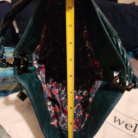 Helen Welsh Teal Leather Purse - Picture 17 of 17